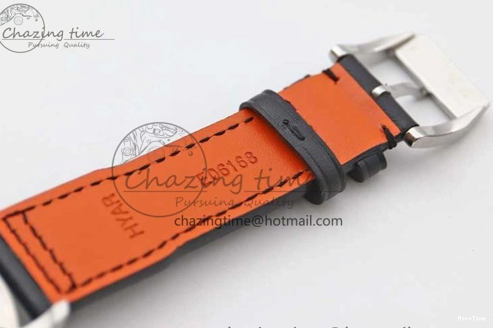 MIROTIME 0506 Vibrant Mark XVIII IW327001 SS M+F 1:1 Best Edition Black Dial on Black Leather Strap A 7055